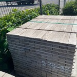 Ca. 228x Guyana Ipé Planken Fijnbezaagd, 27x80mm, lengte 125cm